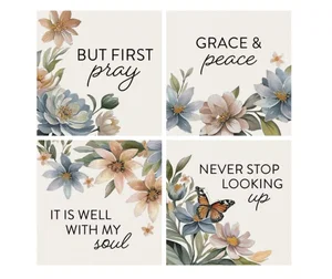 Coaster 4" Relig. Insp Set