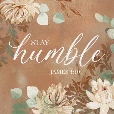 Coaster 4" Sq. Stay Humble