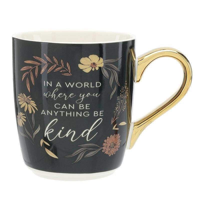 Image of Gathered Grace Gold Handle Mug – In A World Where You
