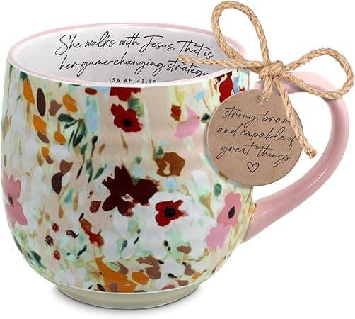 Mug Walks With Jesus Game Changing 18Oz