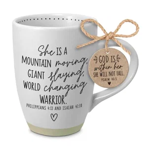 Mug She Is Mountain Moving Warrior 17Oz