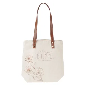 Tote Bag Canvas Be Joyful 1 Thess. 5:16