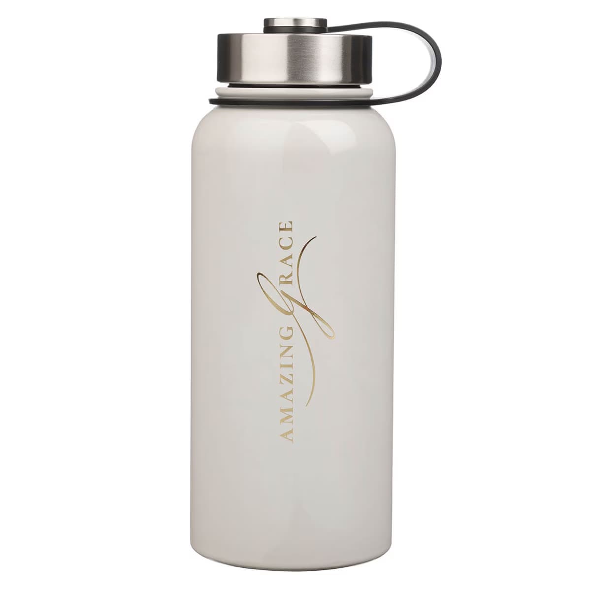 Water Bottle SS White Amazing Grace