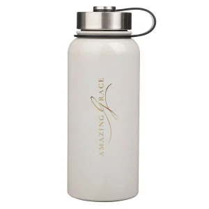 Water Bottle SS White Amazing Grace