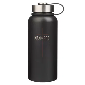 Water Bottle SS Black Man of God