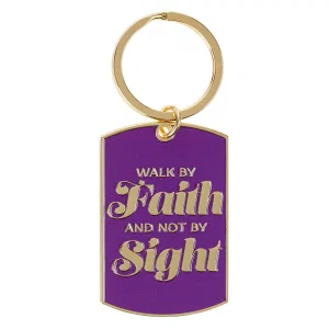 Keychain Walk By Faith 2 Cor. 5:7