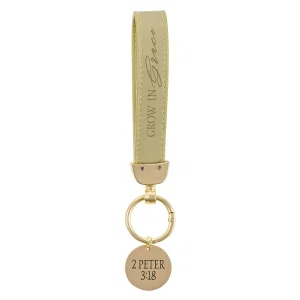 Keychain Wristlet Grow In Grace 2 Peter 3:18