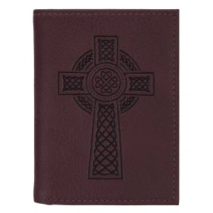 Wallet Leather Brown Celtic Cross