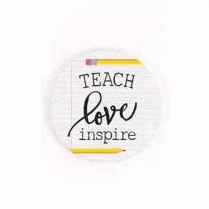 Ceramic Car Coasters - Teach Love Inspire