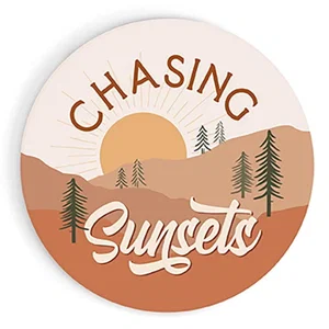 Car Coasters - Chasing Sunsets