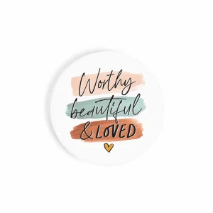 Car Coasters - Worthy Beautiful & Loved
