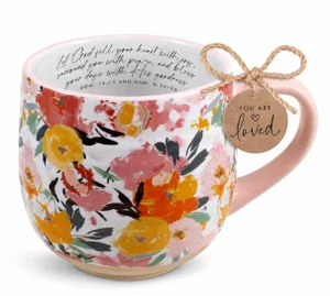 Mug Blooming Joy Let God 18OZ