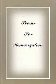 Poems For Memorization