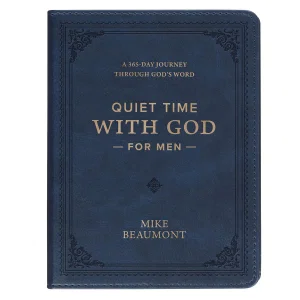 Devotional Quiet Time with God for Men Faux Leather