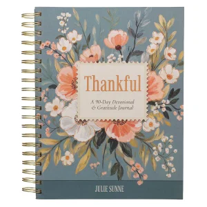 Thankful, A 90-Day Devotional and Gratitude Journal HC Spiral