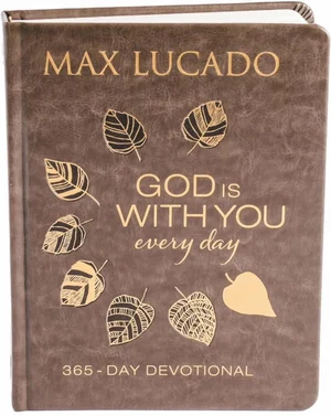 God Is with You Every Day -Large Print Leathersoft