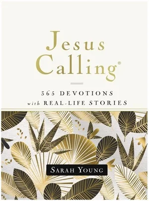 Jesus Calling, 365 Devotions with Real-Life Stories, Hardcover, with