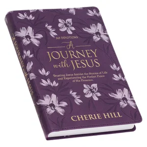 Devotional A Journey with Jesus Faux Leather