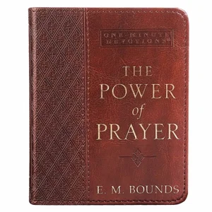 One-Minute Devotions The Power of Prayer Faux Leather