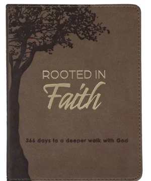 Devotional Rooted in Faith Faux Leather