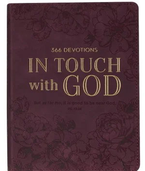 Devotional In Touch with God Faux Leather