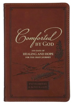 Devotional Comforted by God Faux Leather