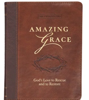 Devotional Amazing Grace Faux Leather