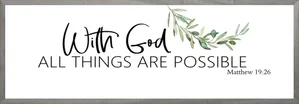 Farmhouse Grey With God 12x36