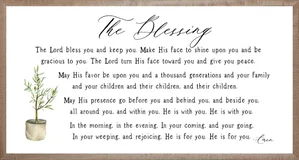 Farmhouse Brown The Blessing 16x30