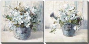 Garden Blooms Set of 2 (16 x 16)