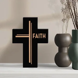Faith Cross 5.75"W x 8"H x 0.75"D