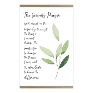 Canvas Hanging Wall Art - Serenity Prayer 18"x12"