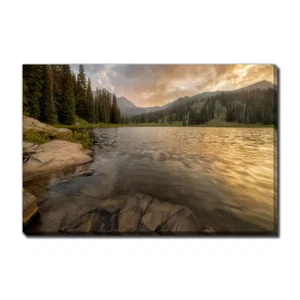 Lake Irwin - Canvas Art - 38"x60"