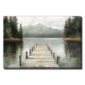 Tranquil Waters - Canvas Art - 32"x48"