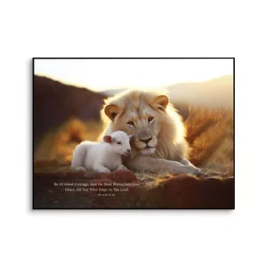 Wall Plaque - Be Of Good Courage - 12"x16"