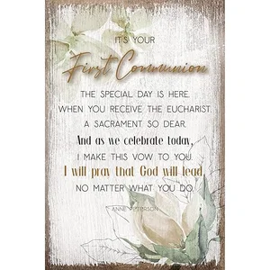 First Communion Plaque