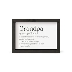 Framed Art - Grandpa Noun 7"x5"