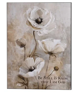 Wall Plaque Be Still & Know That I 18X24