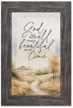 God Has Made All Things Beautiful Metalscapes 8x12-