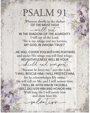 Psalm 91 - 11.75X15