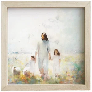 Jesus Children Wall Art  24" x 24" x 1.5"