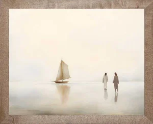 Farmhouse Brown Walking on Water 8x10