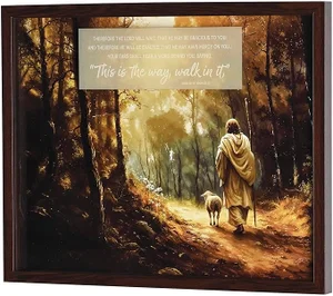 Framed Wall Art Jesus This Is The Way