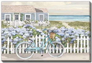Canvas-  Beach Bike 22"x28"