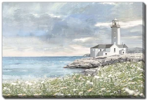 Canvas- Lighthouse Shoreline 22"x28"