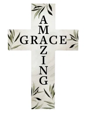 Wall Cross-Amazing Grace