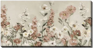 Blush Garden Canvas 10"x20"