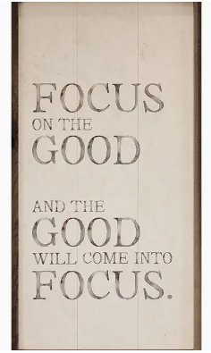 Image of Framed Art- Focus On The Good Anitque