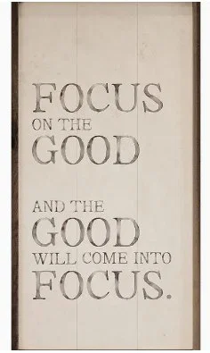 Framed Art- Focus On The Good Anitque