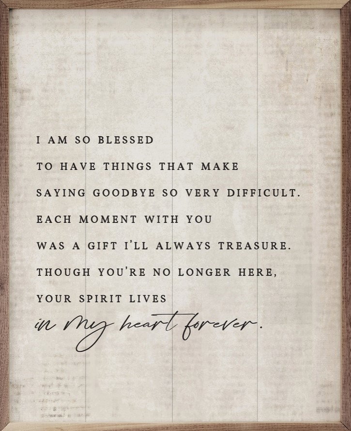 Image of Framed Art- In My Heart Forever / Green